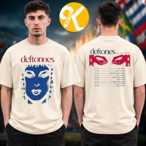 Deftones Merch EU UK Summer Tour 2026 Graphic Eyes Two Sided Unisex T-Shirt