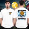 Deftones Merch EU UK Summer Tour 2026 Medieval Helmet Tour Dates Two Sided Unisex T-Shirt