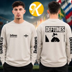 Deftones Merch EU UK Tour 2026 Unisex Longsleeve