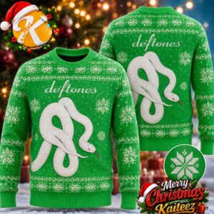 Deftones Private Music Album Cover Ugly Christmas Sweater