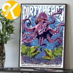 Dirty Heads Casper WY Event Poster At The Gaslight Social In Casper Wyoming On August 7 2026 Home Decor Poster Canvas