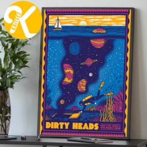Dirty Heads Concord CA Event Poster At Toyota Pavilion At Concord In Concord CA On August 15 2026 Home Decor Poster Canvas