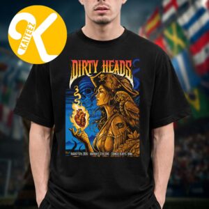 Dirty Heads Council Bluffs IA Event Poster At Harrah’s Stir Cove In Council Bluffs IA On August 5 2026 Unisex T-Shirt