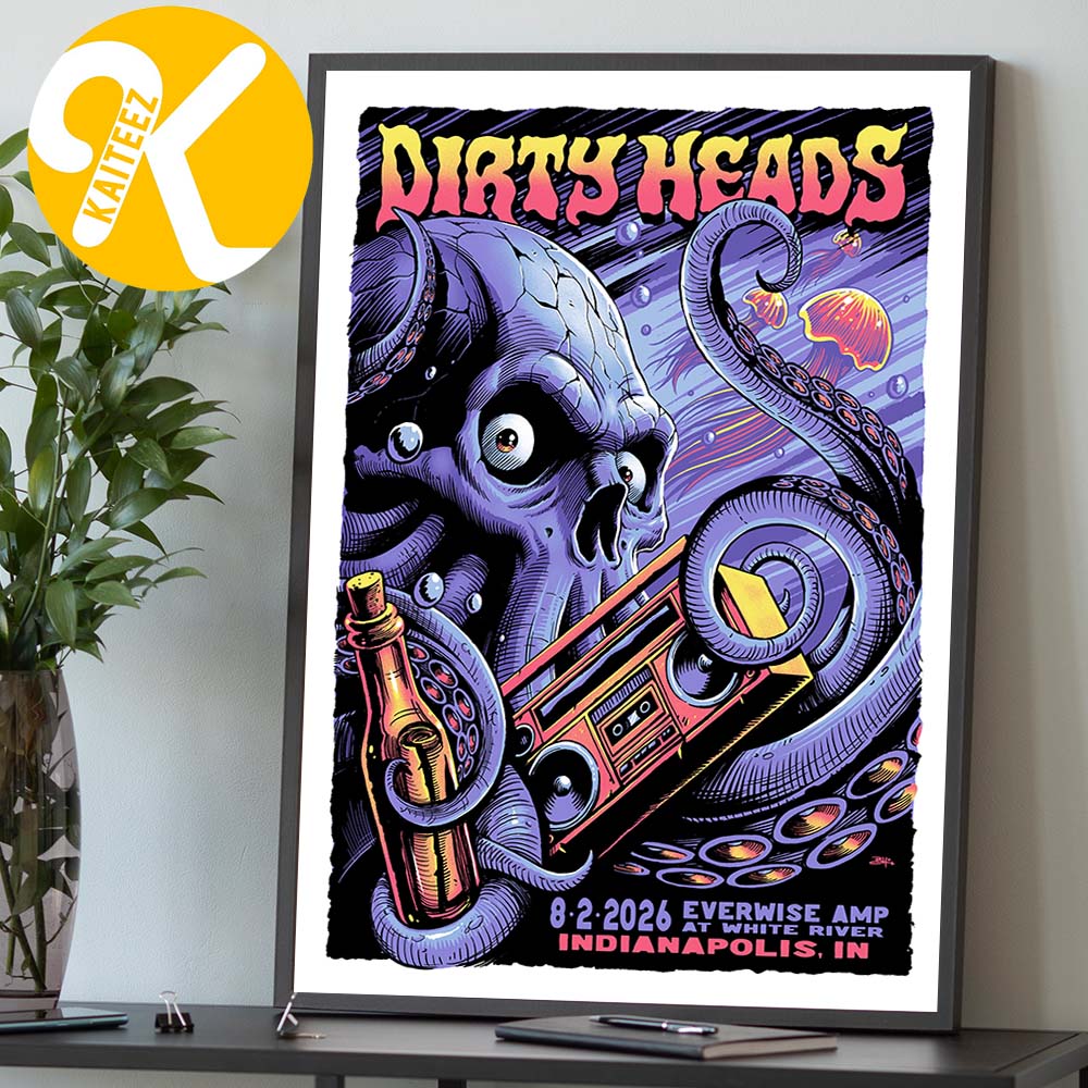 Dirty Heads Indianapolis IN Event Poster At Everwise AMP At White River In Indianapolis IN On August 2 2026 Home Decor Poster Canvas Dirty Heads Indianapolis IN Event Poster At Everwise AMP At White River In Indianapolis IN On August 2 2026 Home Decor Poster Canvas