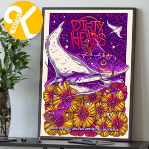 Dirty Heads Long Beach CA Event Poster At Long Beach Amphitheater In Long Beach CA On August 18 2026 Home Decor Poster Canvas