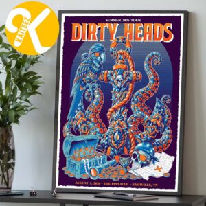 Dirty Heads Nashville TN Event Poster At The Pinnacle In Nashville TN On August 1 2026 Home Decor Poster Canvas
