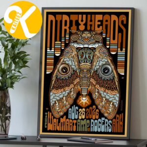 Dirty Heads Rogers AR Event Poster At Walmart AMP In Rogers AR On August 26 2026 Home Decor Poster Canvas