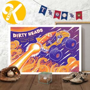 Dirty Heads Santa Barbara CA Event Poster At Santa Barbara Bowl In Santa Barbara CA On August 16 2026 Home Decor Poster Canvas