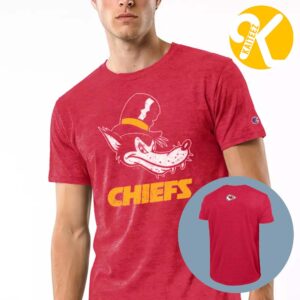 Disney Marvel NFL Collection Merch Big Bad Wolf x Kansas City Chiefs Unisex T-shirt