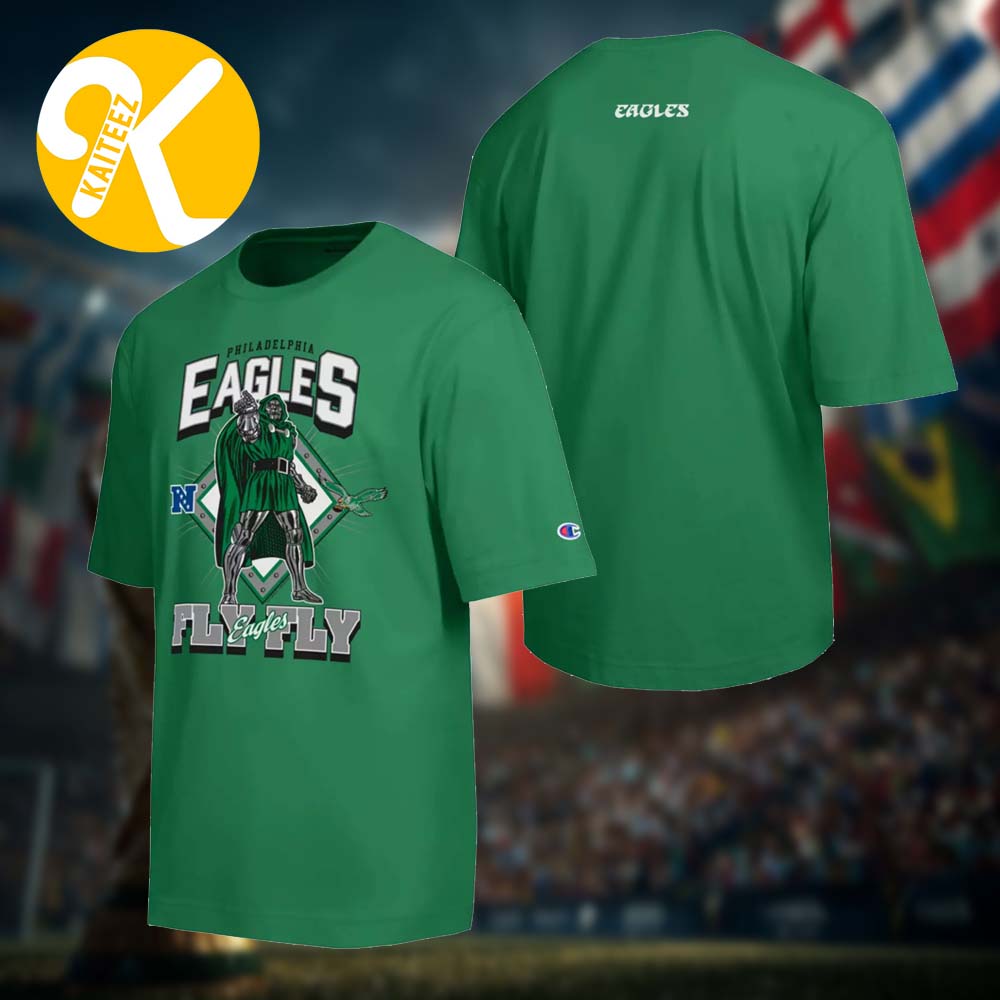 Disney Marvel NFL Collection Merch Doctor Doom x Philadelphia Eagles Unisex T-shirt Disney Marvel NFL Collection Merch Doctor Doom x Philadelphia Eagles Unisex T-shirt