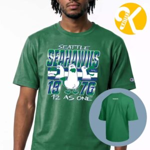 Disney Marvel NFL Collection Merch Finding Nemo Seagulls x Seattle Seahawks Unisex T-shirt