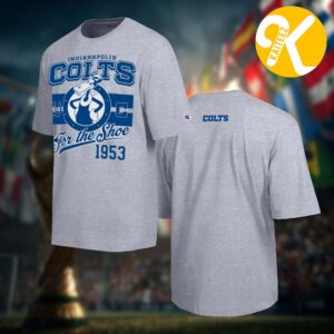 Disney Marvel NFL Collection Merch Horace Horsecollar x Indianapolis Colts Unisex T-shirt