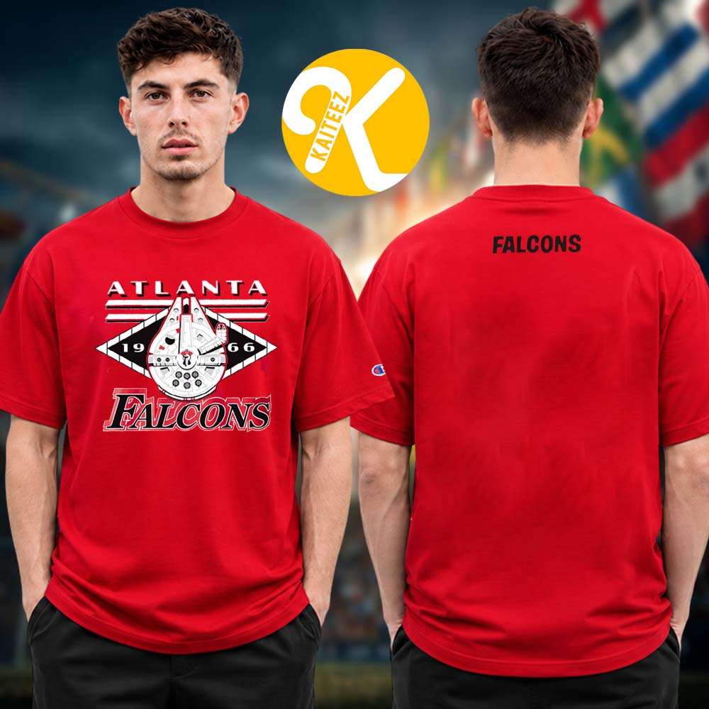 Disney Marvel NFL Collection Merch Millennium Falcon x Atlanta Falcons Red Unisex T-Shirt Disney Marvel NFL Collection Merch Millennium Falcon x Atlanta Falcons Red Unisex T-Shirt