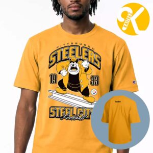 Disney Marvel NFL Collection Merch Pete x Pittsburgh Steelers Unisex T-shirt