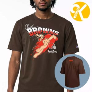 Disney Marvel NFL Collection Merch Pluto x Cleveland Browns Unisex T-Shirt