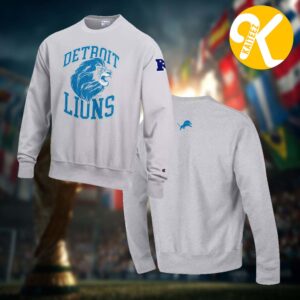 Disney Marvel NFL Collection Merch Simba x Detroit Lions Unisex Sweatshirt