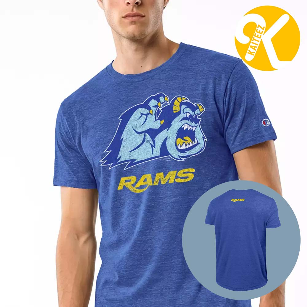 Disney Marvel NFL Collection Merch Sulley x Los Angeles Rams Unisex T-shirt Disney Marvel NFL Collection Merch Sulley x Los Angeles Rams Unisex T-shirt
