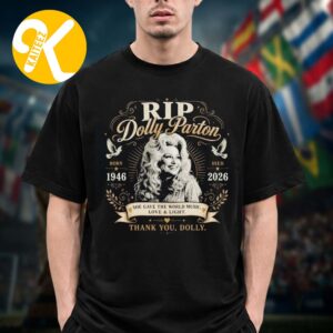 Dolly Parton Merch RIP Rest In Peace Thank You Dolly Unisex T-Shirt
