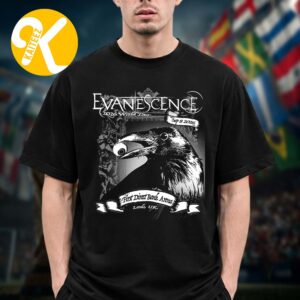 Evanescence Leeds UK 2026 World Tour At First Direct Bank Arena In Leeds UK On September 8 2026 Unisex T-Shirt