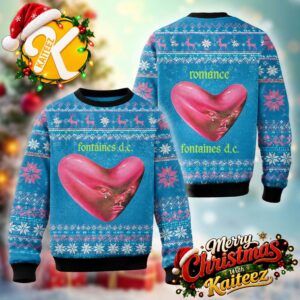 Fontaines DC Romance Album Cover Christmas Ugly Sweater
