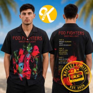 Foo Fighter Wasting Light Album Cover Track List Summer Hawaiian Shirt