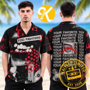Foo Fighter Your Favorite Toy Album Cover Summer Hawaiian Shirt