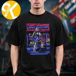 Foo Fighters Detroit MI Event Poster At Ford Field In Detroit MI On August 6 2026 Unisex T-Shirt