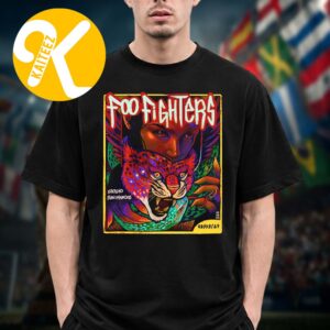 Foo Fighters Lima Peru Event Poster Take Cover Tour 2027 At Estadio San Marcos In Lima Peru On March 3 2027 Unisex T-Shirt