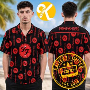 Foo Fighters Red Fury Summer Hawaiian Shirt