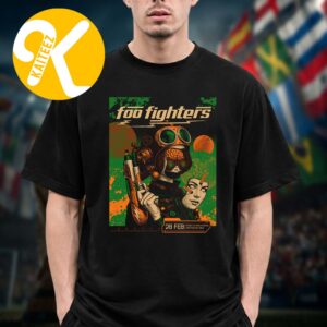 Foo Fighters Santiago De Chile Event Poster Take Cover Tour 2027 At Parque Estadio Nacional In Santiago De Chile On February 28 2027 Unisex T-Shirt