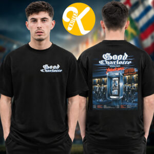 Good Charlotte Motel Du Cap EU UK Tour 2026 Tour Dates Two Sided Unisex T-Shirt