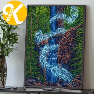 Goose The Band Bend OR Event Poster At Hayden Homes Amphitheater In Bend OR On August 21 22 2026 Art By Chelsea Housand Home Decor Poster Canvas