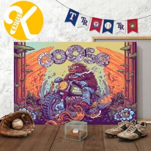 Goose The Band Morrison CO Event Poster At Red Rocks Amphitheater In Morrison CO On August 22 28 And September 1 20226 Art By Brandon Trammel Home Decor Poster Canvas