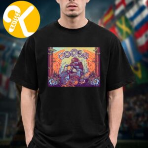 Goose The Band Morrison CO Event Poster At Red Rocks Amphitheater In Morrison CO On August 22 28 And September 1 20226 Art By Brandon Trammel Unisex T-Shirt
