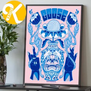 Goose The Band Seattle WA Event Poster At WAMU Theater In Seattle WA On August 19 2026 Home Decor Poster Canvas