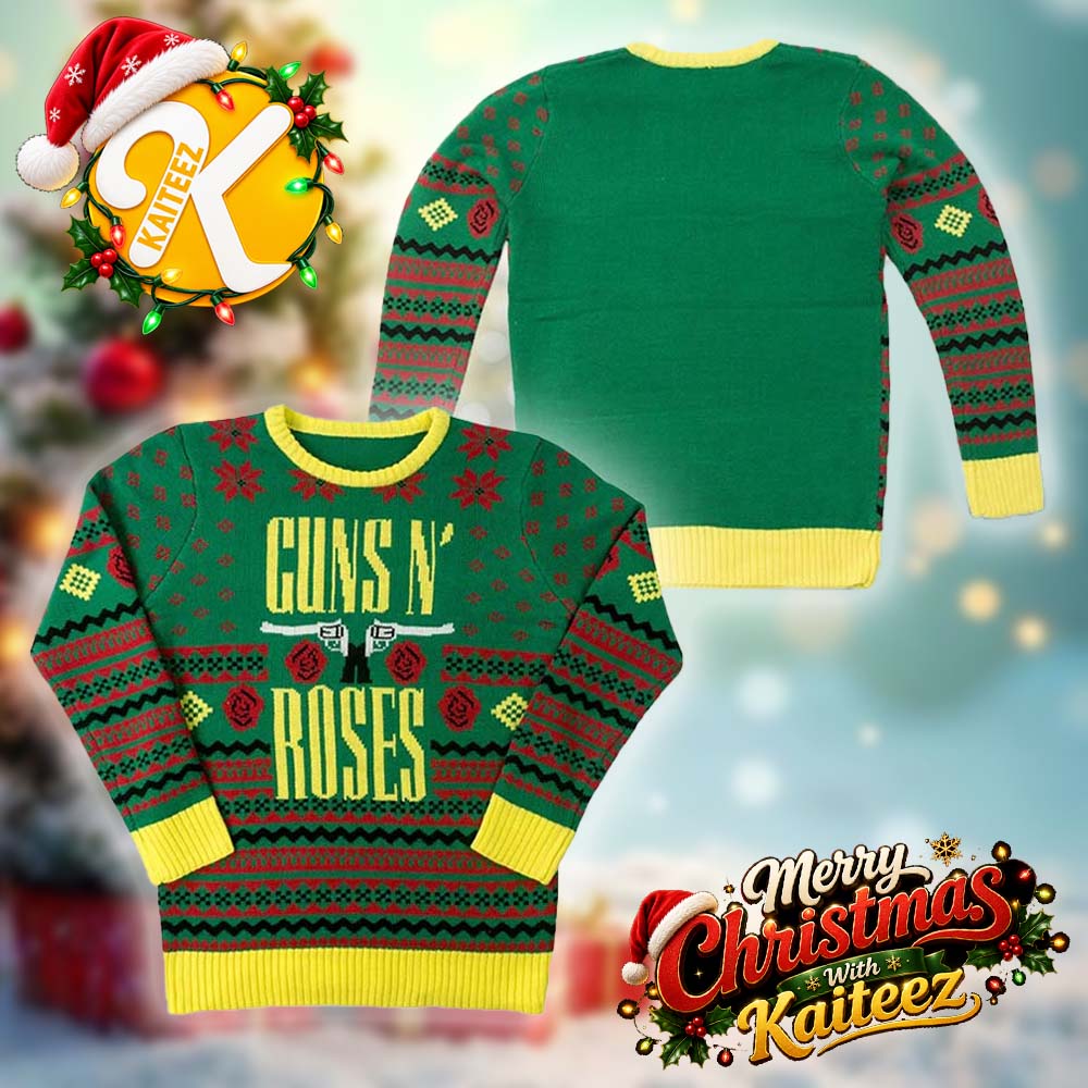 Guns N Roses Best Gift For Men And Women Holiday Ugly Christmas Sweater Guns N Roses Best Gift For Men And Women Holiday Ugly Christmas Sweater