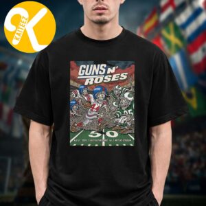 Guns N Roses East Rutherford NJ Event Poster At Metlife Stadium In East Rutherford NJ On August 12 2026 Unisex T-Shirt