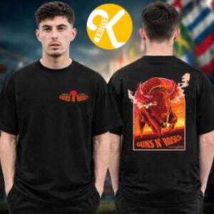 Guns N Roses Edmonton AB Canada Event Tee At Commonwealth Stadium In Edmonton AB On August 26 2026 Two Sided Unisex T-Shirt