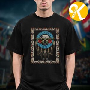 Guns N Roses Shakopee MN Event Poster At Mystic Lake Amphitheater In Shakopee MN On August 8 2026 Unisex T-Shirt