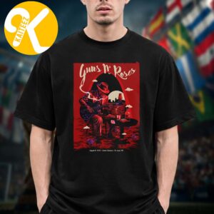 Guns N Roses St Louis MO Event Poster At Busch Stadium In St Louis MO On August 16 2026 Unisex T-Shirt
