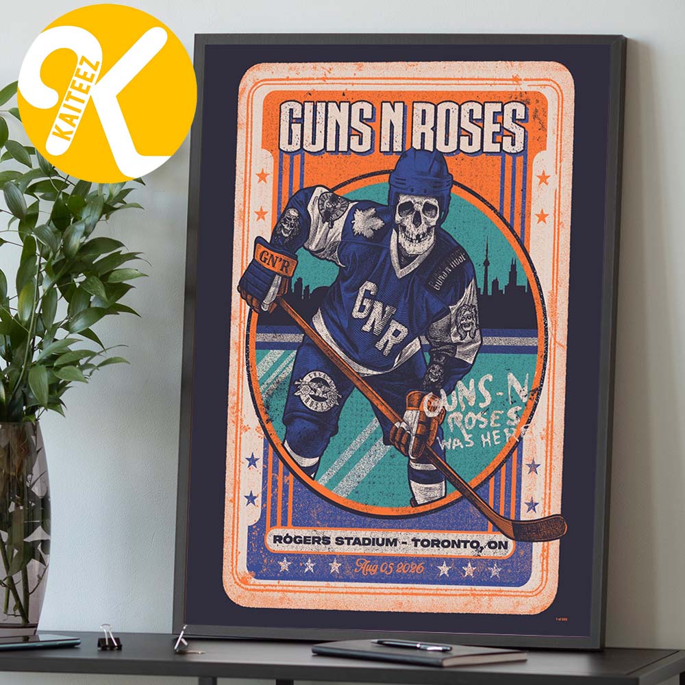 Guns N Roses Toronto ON Event Poster At Rogers Stadium In Toronto ON On August 5 2026 Home Decor Poster Canvas Guns N Roses Toronto ON Event Poster At Rogers Stadium In Toronto ON On August 5 2026 Home Decor Poster Canvas
