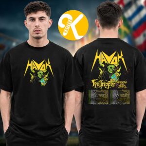 Havok Band United States Fall Tour 2026 Tour Dates Two Sided Unisex T-Shirt