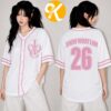IVE Merch Show That I Am World Tour 2026 Black Baseball Jersey IVE Merch Show That I Am World Tour 2026 Black Baseball Jersey