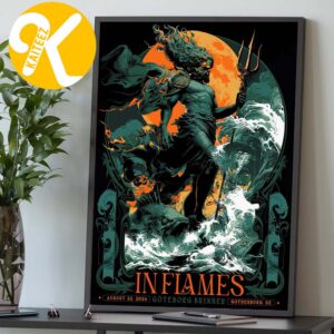 In Flames Gothenburg SE Event Poster At Goteborg Brinner In Gothenburg SE On August 22 2026 Home Decor Poster Canvas