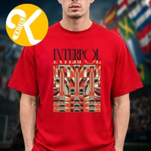 Interpol San Diego CA Event Poster At The Rady Shell At Jacobs In San Diego CA On August 15 2026 Unisex T-Shirt