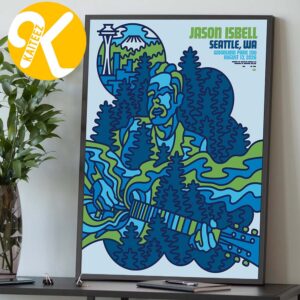 Jason Isbell Seattle WA Event Poster At Woodland Park Zoo In Seattle WA On August 13 2026 Home Decor Poster Canvas