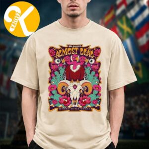 Joe Russo Almost Dead Colorado Tour 2026 Event Poster In Denver Vail And Dillon On August 20 21 22 2026 Unisex T-Shirt