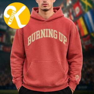 Jonas Brothers Merch Burning Up All Over Again Tour 2026 Burning Up Red Photo Unisex Hoodie