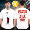 Jonas Brothers Merch Burning Up All Over Again Tour 2026 Flame Crest Two Sided Unisex Hoodie