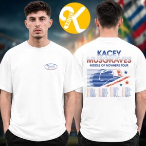 Kacey Musgraves Merch Middle Of Nowhere Tour 2026 Cowboy Hat Datesback Two Sided Unisex T-Shirt